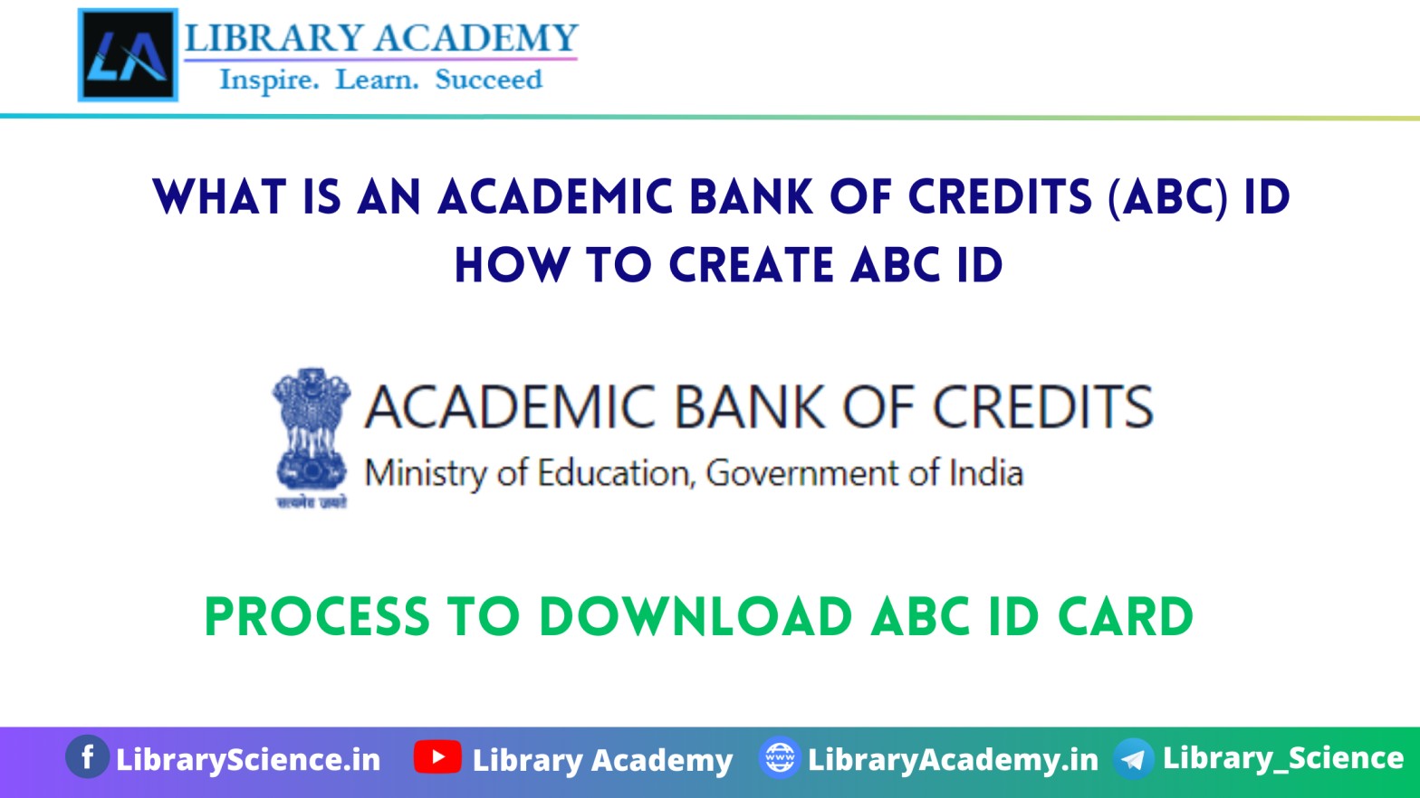 Academic Bank Of Credits (abc) Id