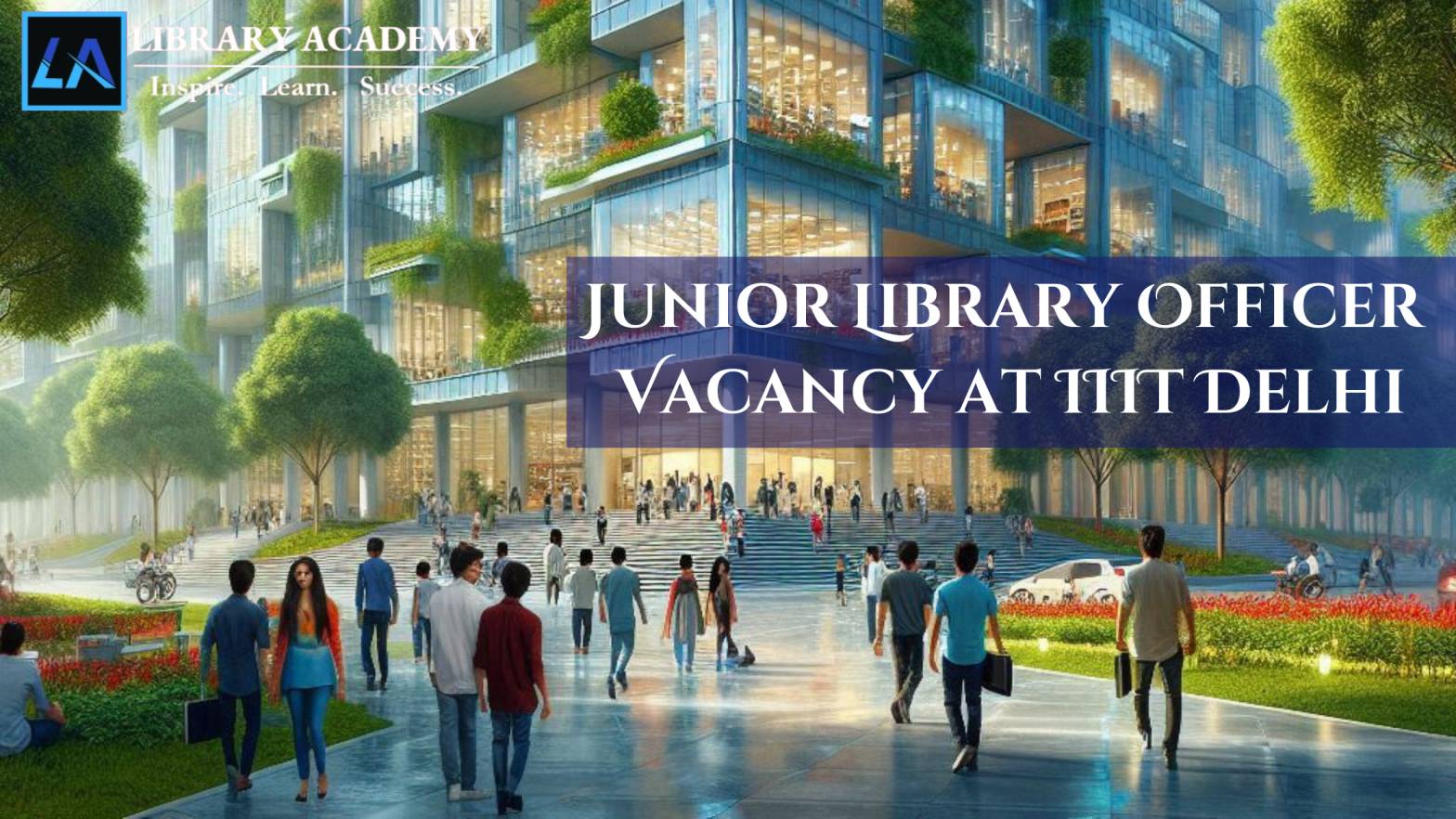 Junior Library Officer Vacancy At Iiit Delhi