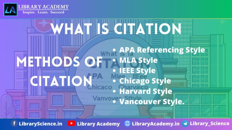 What is Citation: APA, MLA, IEEE, Chicago, Harvard, Vancouver Style