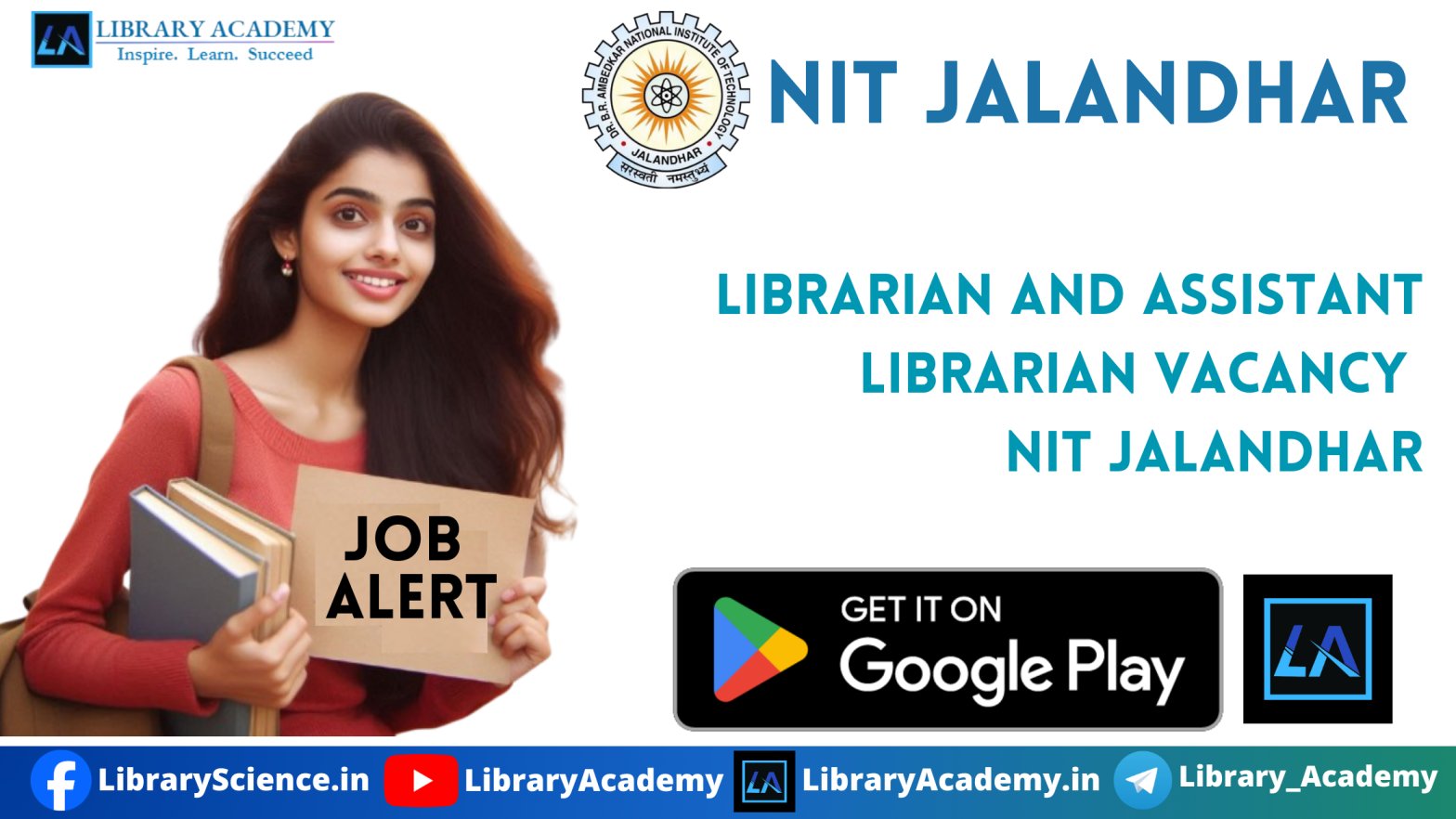 Librarian and Assistant Librarian Vacancy at NIT Jalandhar