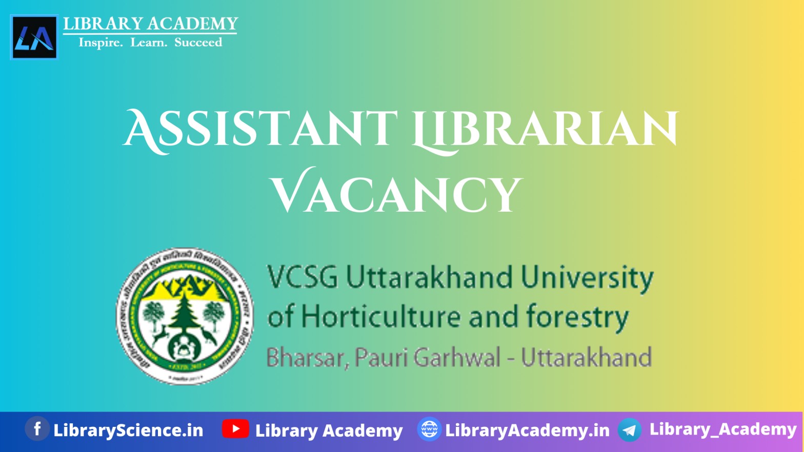 Assistant Librarian Vacancy At Horticulture & Forestry University