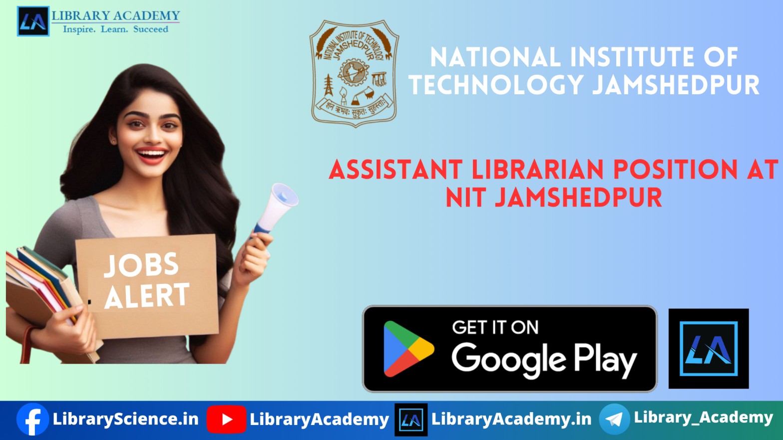 Assistant Librarian Vacancy At Nit Jamshedpur