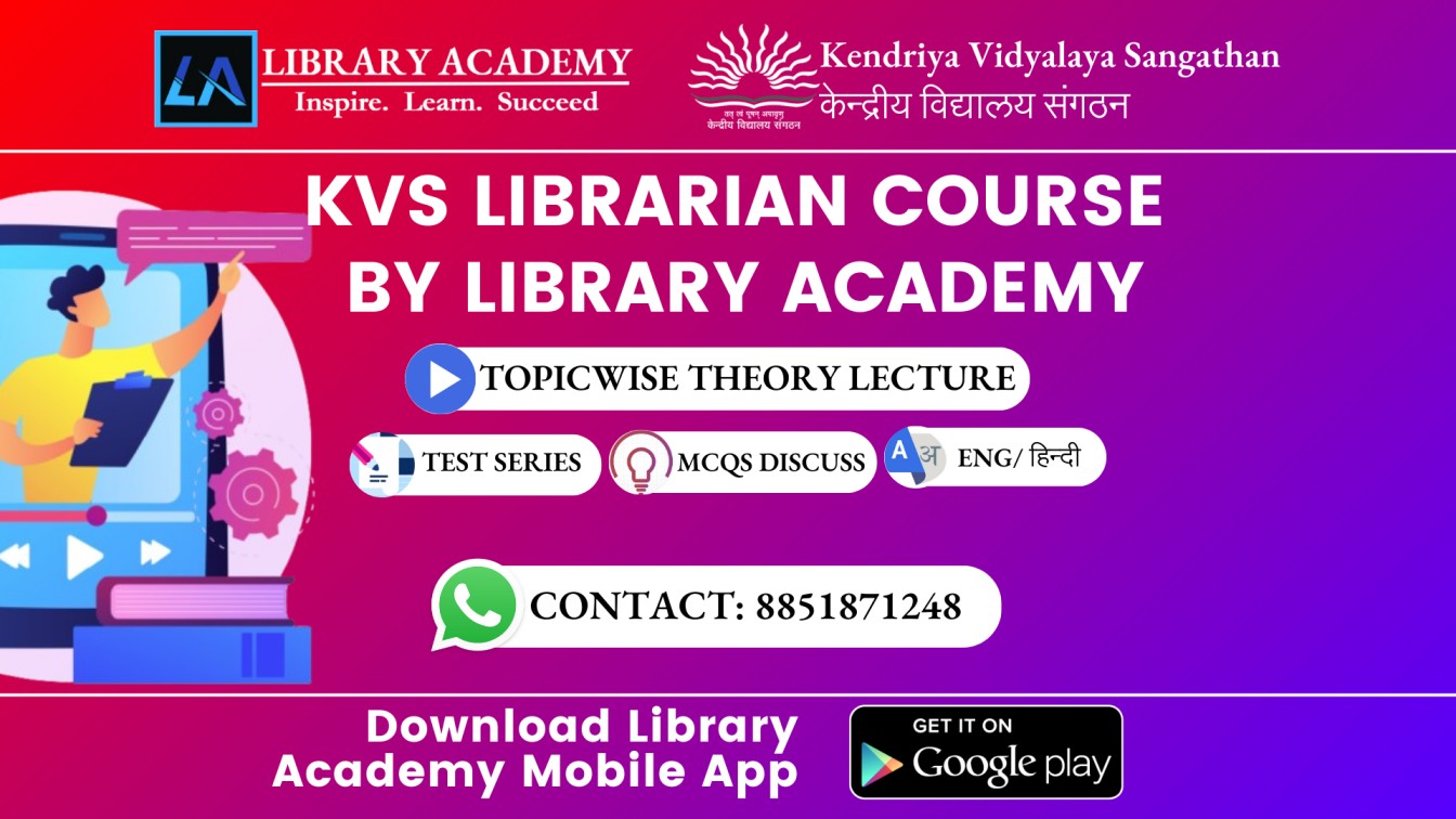 Kvs Librarian Online Classes By Library Academy