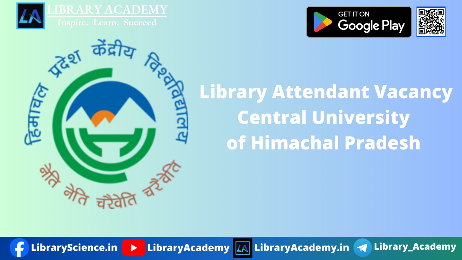 Library Attendant Vacancy At Central University Of Himachal Pradesh