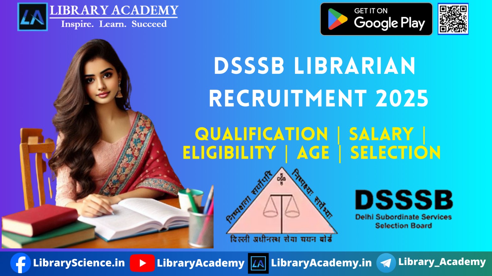 Dsssb Librarian Recruitment 2025 Qualification, Eligibility, & Syllabus