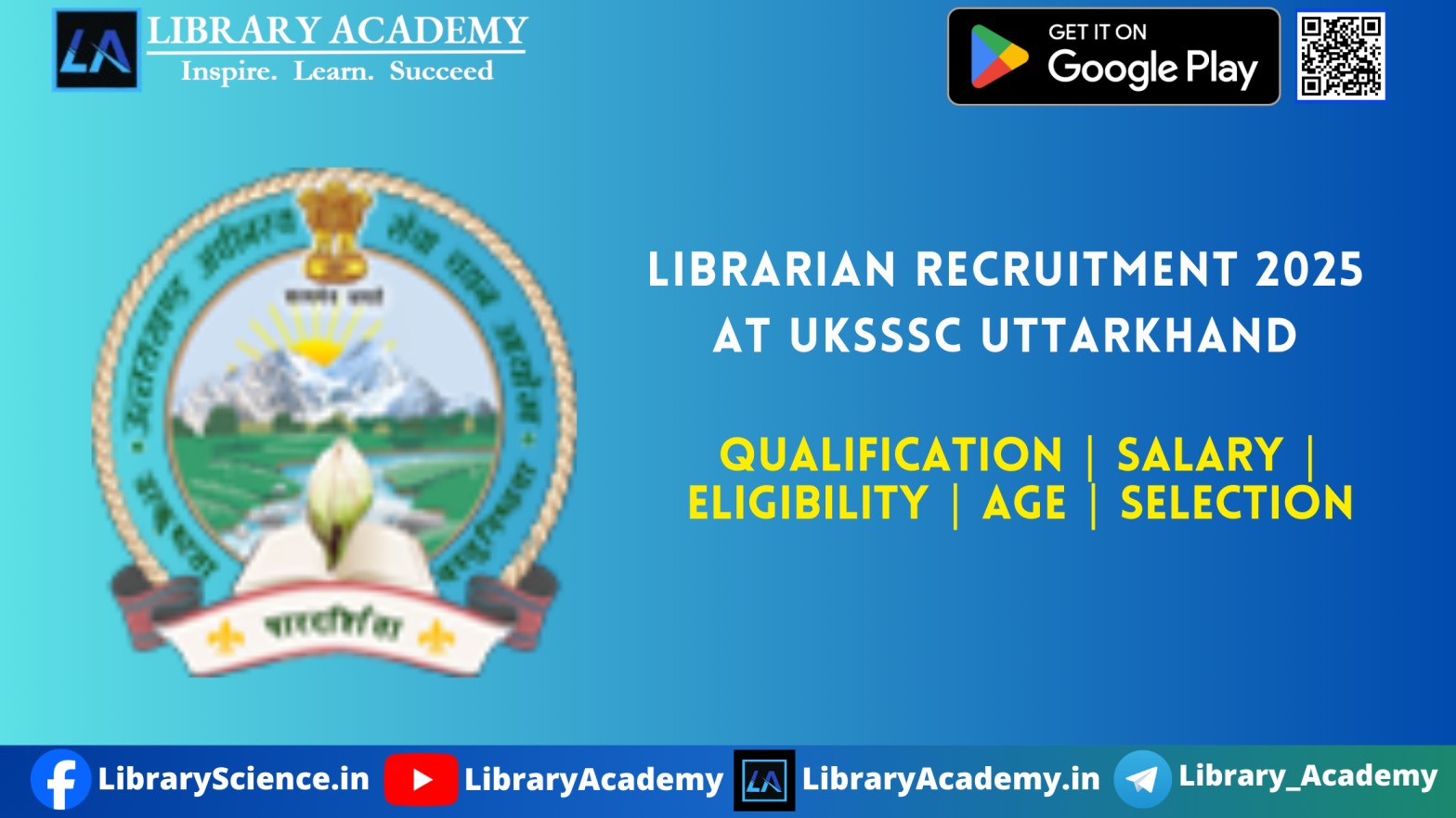 Librarian Recruitment 2025 At Uksssc Uttarkhand (2)