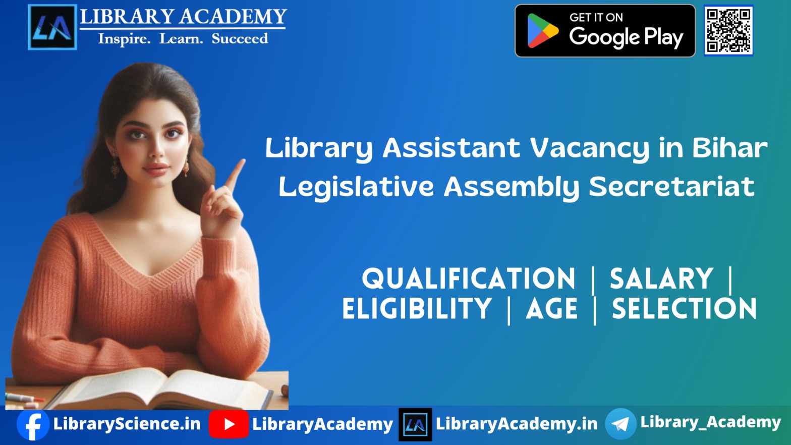 Library Assistant Vacancy In Bihar Legislative Assembly Secretariat