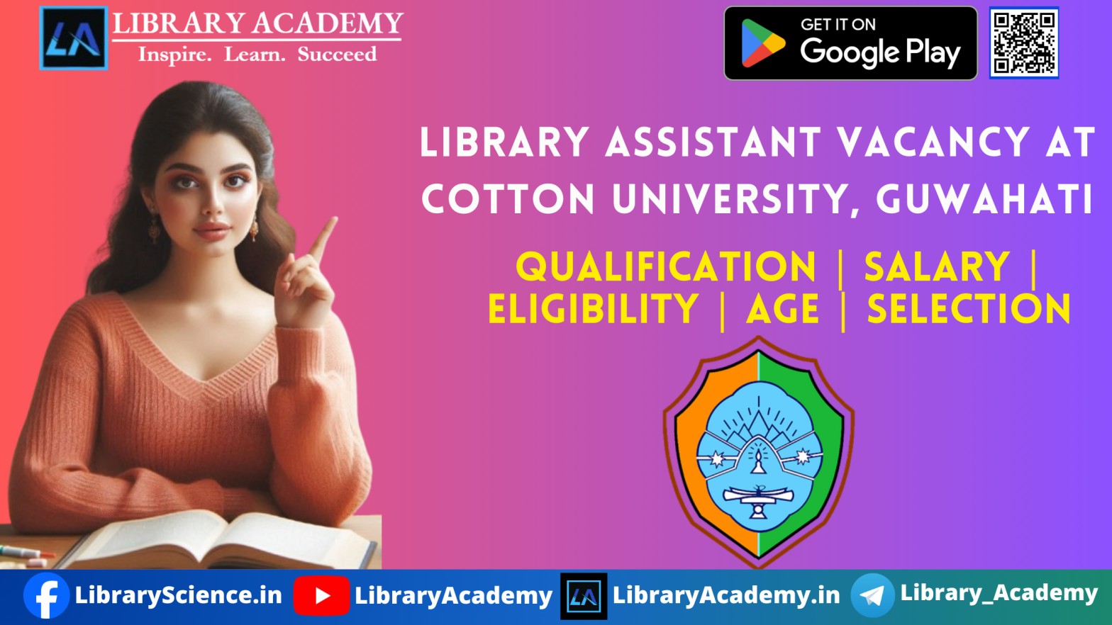 Library Assistant Vacancy At Cotton University, Guwahati