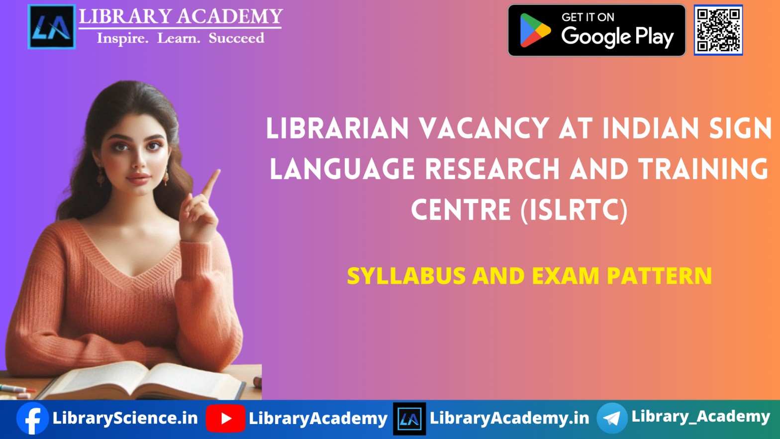 Librarian Vacancy At Indian Sign Language Research And Training Centre (islrtc)