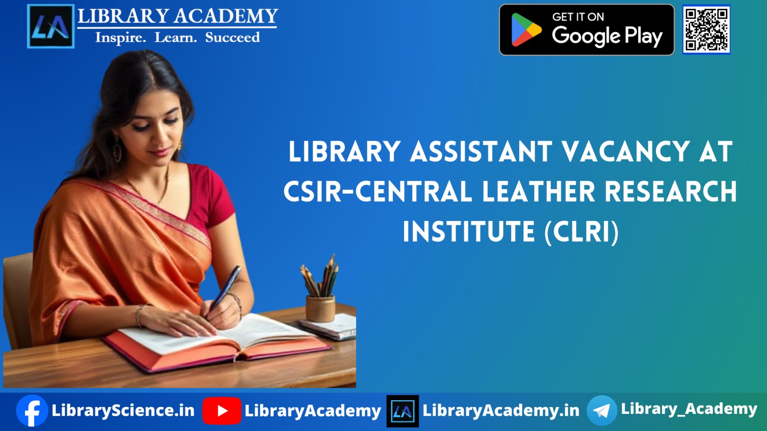 Library Assistant Vacancy At Csir Central Leather Research Institute (clri)