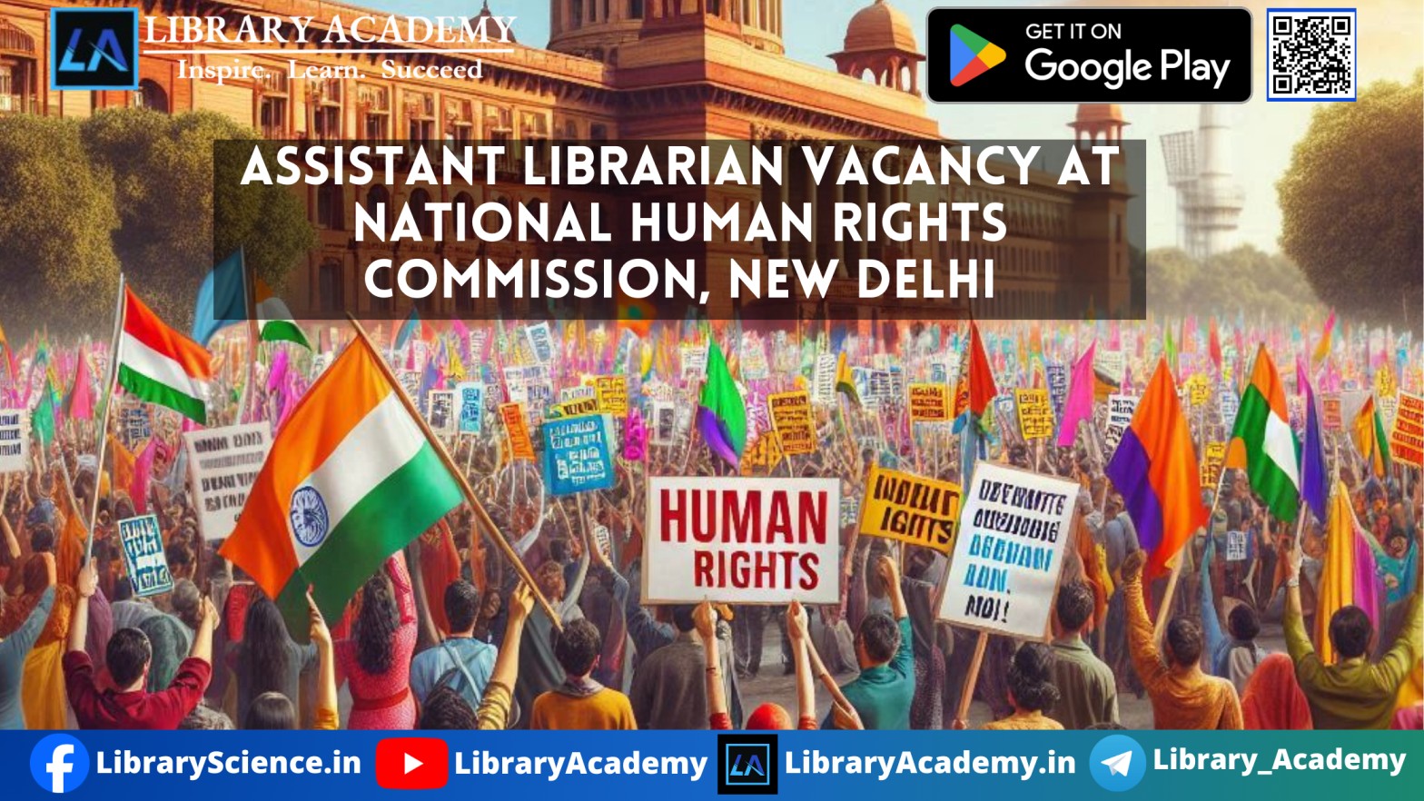 Assistant Librarian Vacancy At National Human Rights Commission, New Delhi