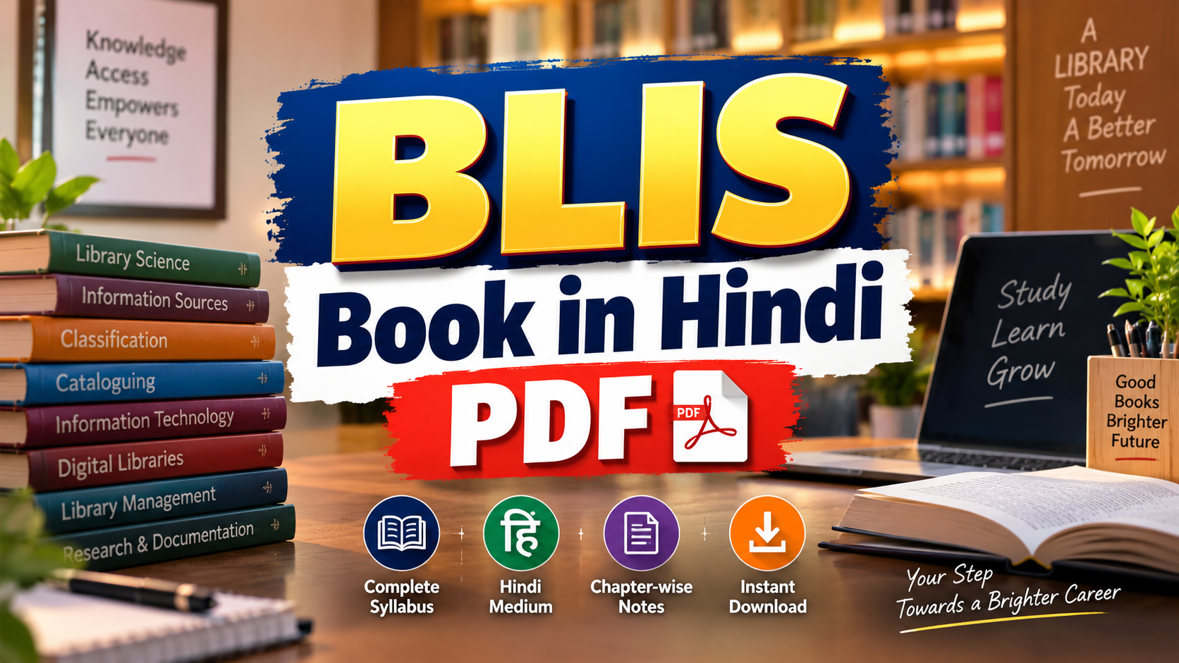 Library Science Book in Hindi for BLIS, KVS, DSSSB & Bihar Librarian
