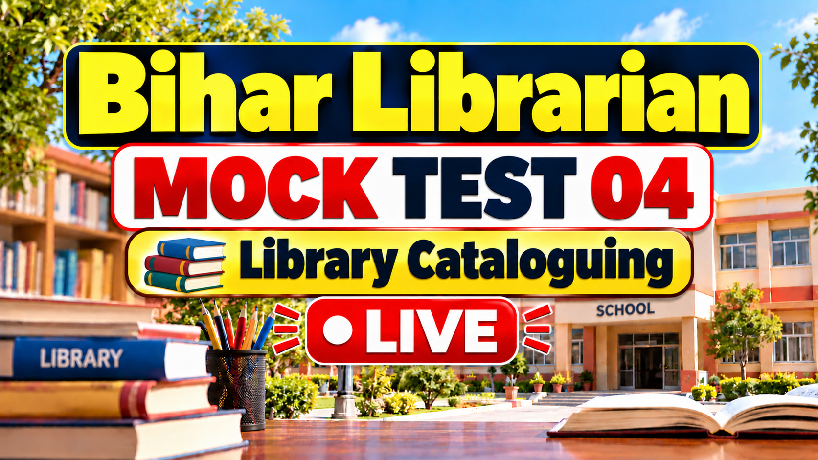 Bihar Librarian Live Mock Test